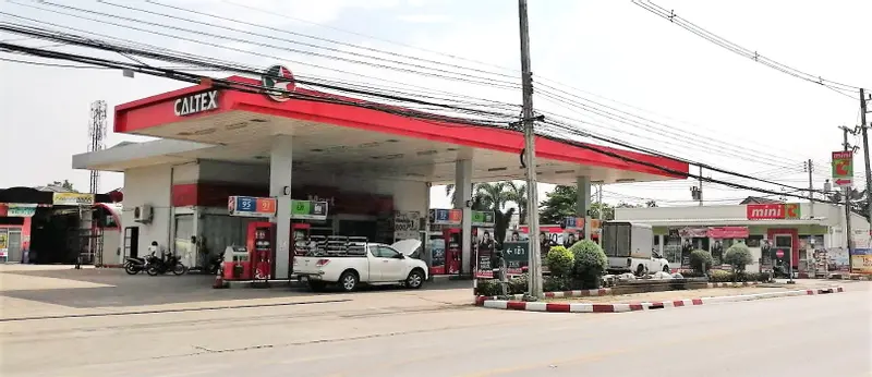 ปั๊มน้ำมัน Caltex สันกลาง
