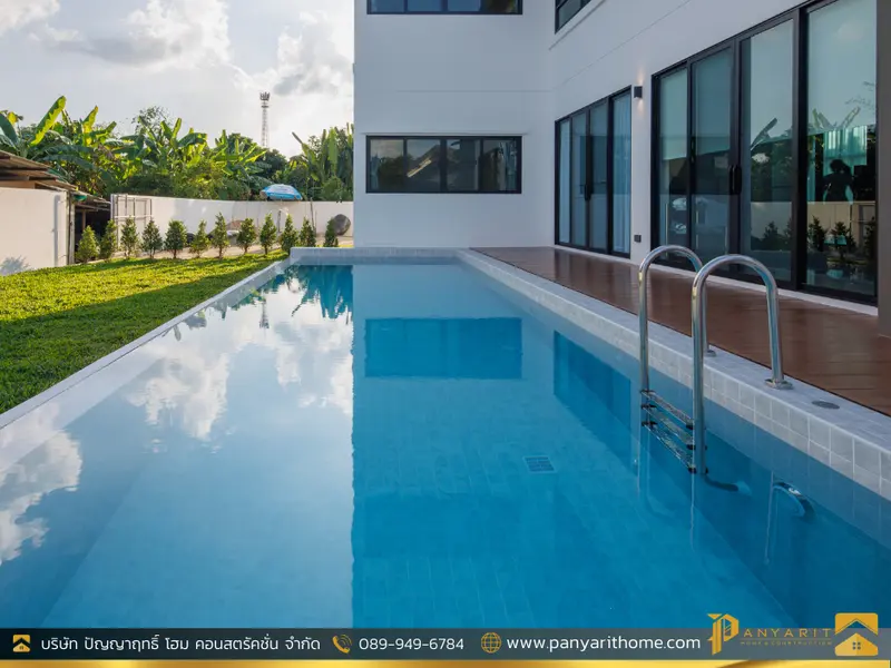 🏠บ้านสไตล์ Modern 2ชั้น พร้อมสระว่ายน้ำ บนพื้นที่ 320 ตร.ม.🏠