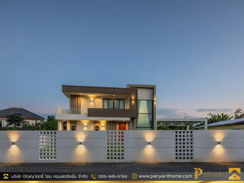 🏠บ้านสไตล์ Modern 2ชั้น พร้อมสระว่ายน้ำ บนพื้นที่ 320 ตร.ม.🏠
