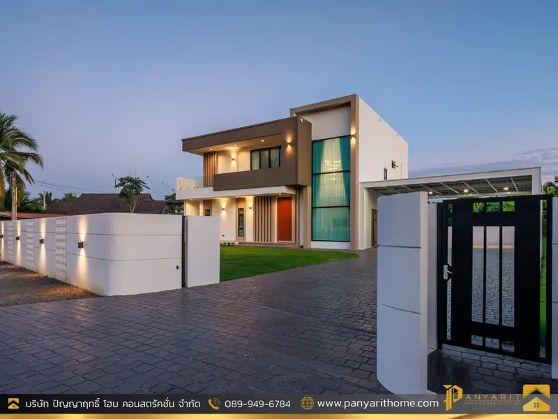   🏠บ้านสไตล์ Modern 2ชั้น พร้อมสระว่ายน้ำ บนพื้นที่ 320 ตร.ม.🏠