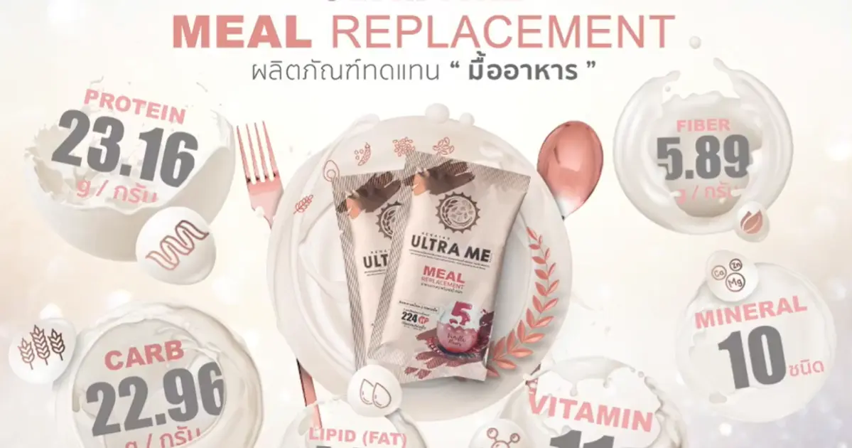 อะไรคือ Meal Replacement หรือ ผลิตภัณฑ์ทดแทนมื้ออาหาร?