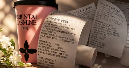 นิยายบนใบเสร็จของแบรนด์ Molly Tea ที่สร้างกระแสคนแชร์หลักสิบล้าน
