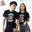 เสื้อเพื่อน เสื้อทีมเพื่อนกันตลอดไป ลาย เพื่อนสนิท สีดำ เสื้อรุ่น เสื้อแก๊ง แบบเก๋ๆ พร้อมส่ง