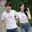 HPW003 เสื้อคริสต์มาสเสื้อปีใหม่ ลาย MERRY Christmas and HAPPY NEW YEAR สีขาว เสื้อคู่ เสื้อครอบครัว