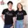 เสื้อเพื่อน เสื้อทีมเพื่อนกันตลอดไป ลาย เราเพื่อนกัน สีดำ เสื้อรุ่น เสื้อแก๊ง แบบเก๋ๆ