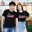 เสื้อเพื่อน เสื้อทีมเพื่อนกันตลอดไป ลายเพื่อนถึงมีน้อย แต่ให้ใจเกิน100% สีดำ เสื้อยืดแบบเก๋ๆ