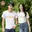 HPW011 เสื้ออวยพรปีใหม่ ลายเฮง เฮง เฮง สีขาว ใส่แล้วเสริมสิริมงคล รับโชค รับทรัพย์ ความรักดี