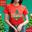 HPCR01 เสื้อคริสต์มาสเสื้อปีใหม่ ลาย Merry Christmas สีแดง เสื้อทีม เสื้อคู่ เสื้อครอบครัว แบบเก๋ๆ