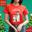 HPCR09 เสื้อคริสต์มาสเสื้อปีใหม่ ลาย Merry Christmas สีแดง เสื้อทีม เสื้อคู่ เสื้อครอบครัว แบบเก๋ๆ