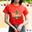 เสื้อคริสต์มาสเสื้อปีใหม่ ลาย12 สีแดง Merry Christmas เสื้อทีม เสื้อคู่ เสื้อครอบครัว
