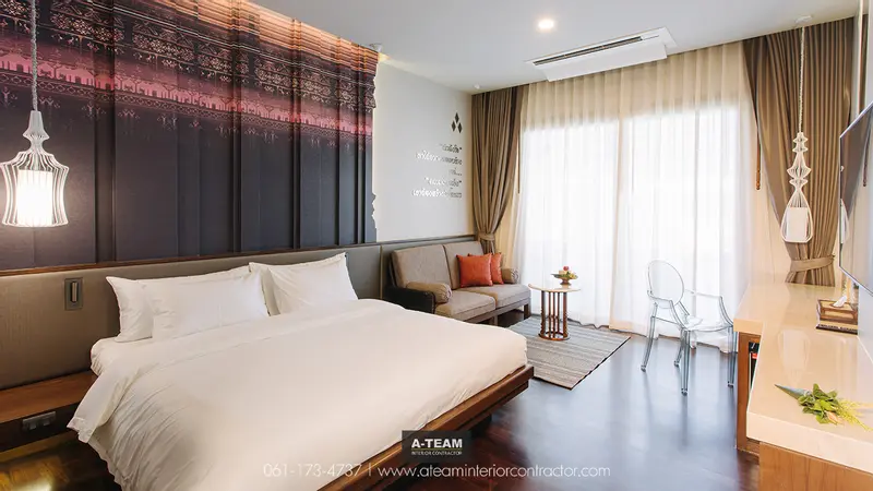 งานรับเหมาตกแต่งภายใน โรงแรม T - Heritage จังหวัดเชียงใหม่