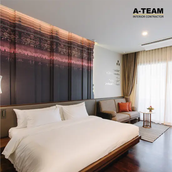 โรงแรมสไตล์โมเดิร์นล้านนา (Modern Lanna) - บริการรับเหมาตกแต่งภายในและผลิตเฟอร์นิเจอร์บิวท์อิน 