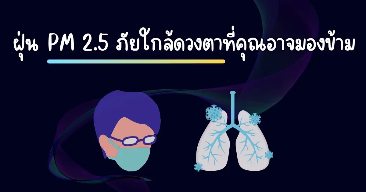 ฝุ่น PM 2.5 ภัยใกล้ดวงตา