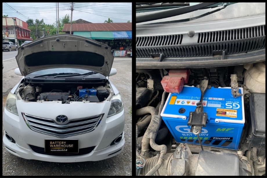 เปลี่ยนแบตเตอรี่รถยนต์ Toyota Vios ลำพูน แบตเตอรี่ แวร์เฮ้าส์