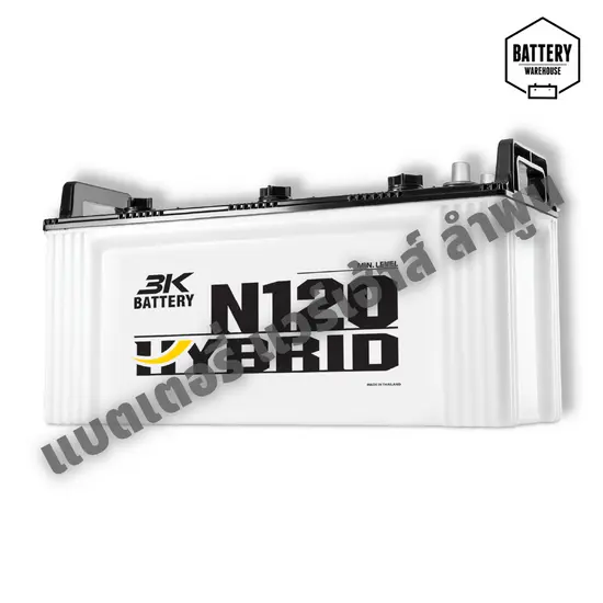 แบตเตอรี่รถยนต์ 3K Active Hybrid N120L (JIS 145F51)