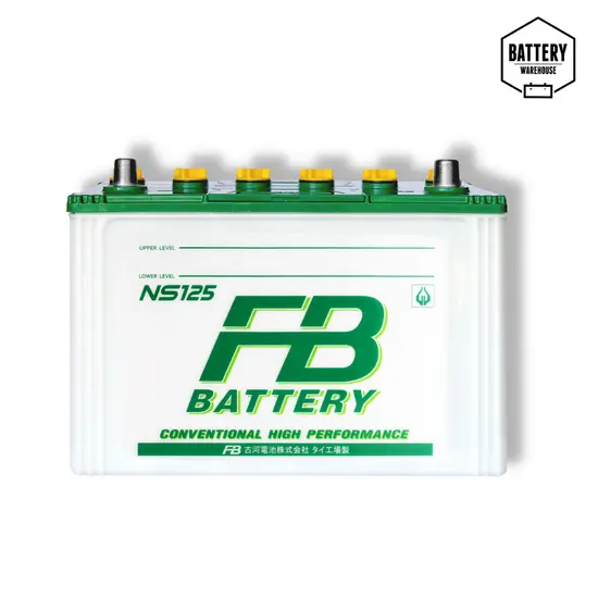 แบตเตอรี่รถยนต์ FB NS125R (JIS 95D31R)