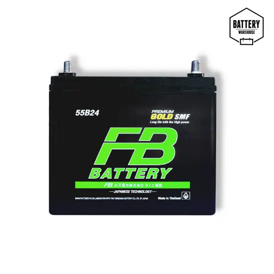 แบตเตอรี่รถยนต์ FB Premium Gold G-2100L (JIS 55B24L-SMF)