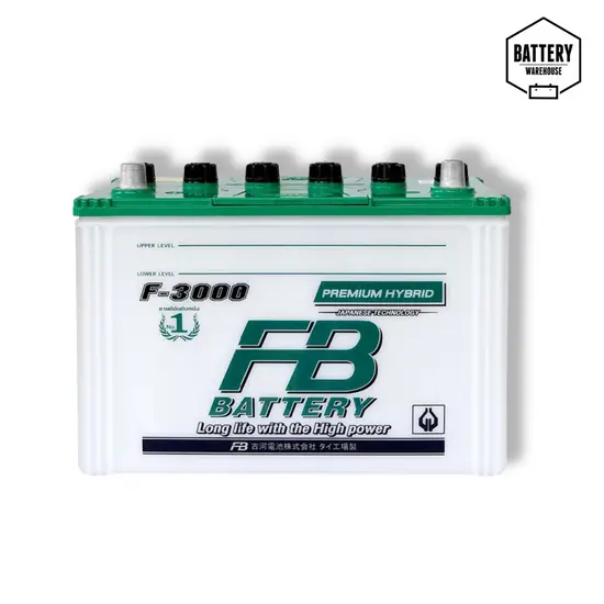 แบตเตอรี่รถยนต์ FB Hybrid F-3000R (JIS 105D31R)