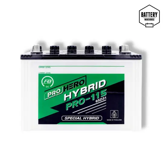 แบตเตอรี่รถยนต์ FB Prohero Hybrid Pro-115L (JIS 65D31L)