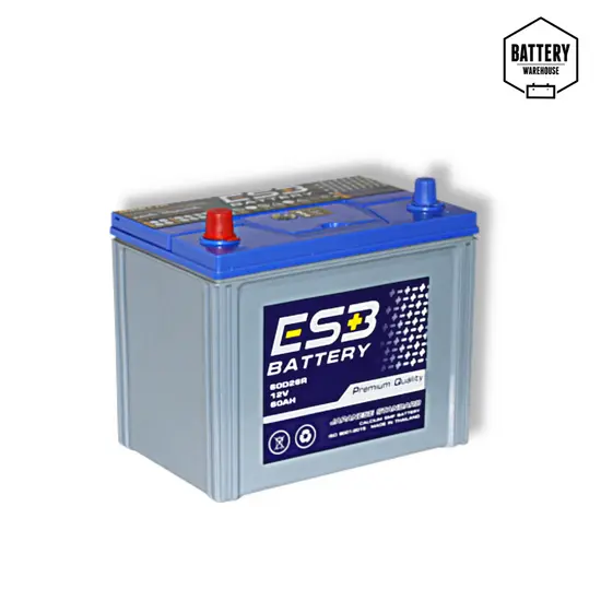 แบตเตอรี่รถยนต์ ESB MF95 (JIS 60D26L-MF)