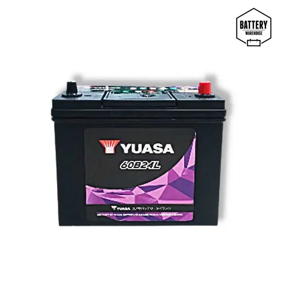 แบตเตอรี่รถยนต์ YUASA 60B24R-SMF