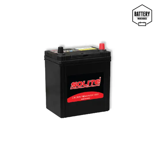 แบตเตอรี่รถยนต์ SOLITE รุ่น 40B19L (SMF)