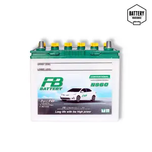 แบตเตอรี่รถยนต์ FB NS60L (JIS 46B24L)