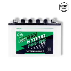 แบตเตอรี่รถยนต์ FB Prohero Hybrid Pro-125R (JIS 80D31R)