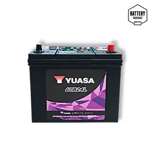 แบตเตอรี่รถยนต์ YUASA 60B24R-SMF