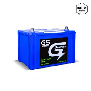 แบตเตอรี่รถยนต์ GS G-175R (JIS 80D31R-MF)