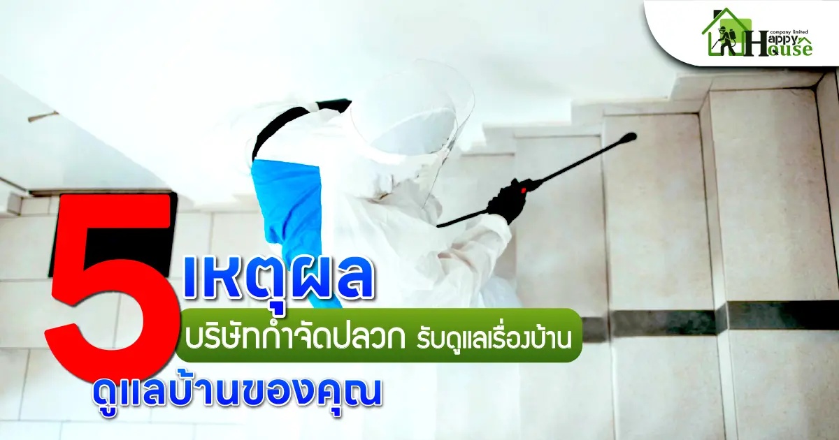 5 เหตุผลดูเเลบ้านของคุณ บริษัทกำจัดปลวกรับดูเเลเรื่องบ้าน