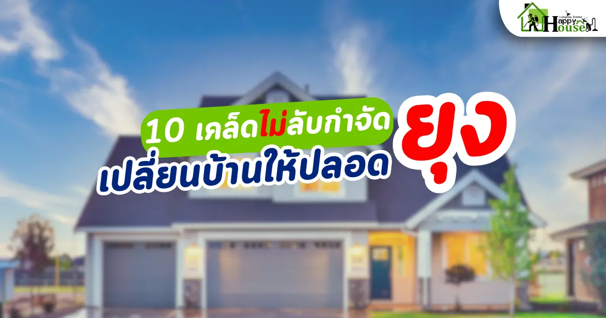 10 เคล็ดไม่ลับกำจัดยุง 