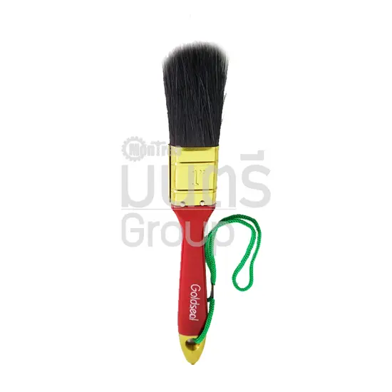 แปรงทาสีขนดำ สีเลือดหมู 1" GOLDSEAL