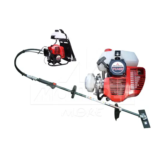MITSUBISHI เครื่องตัดหญ้าสะพายสายอ่อน 2T รุ่น TU-43 ด้ามดำ