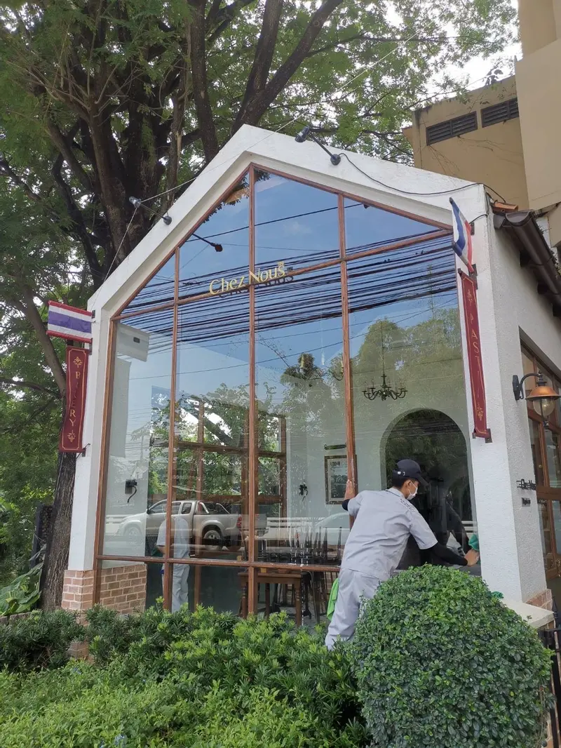 ทำความสะอาดกระจก