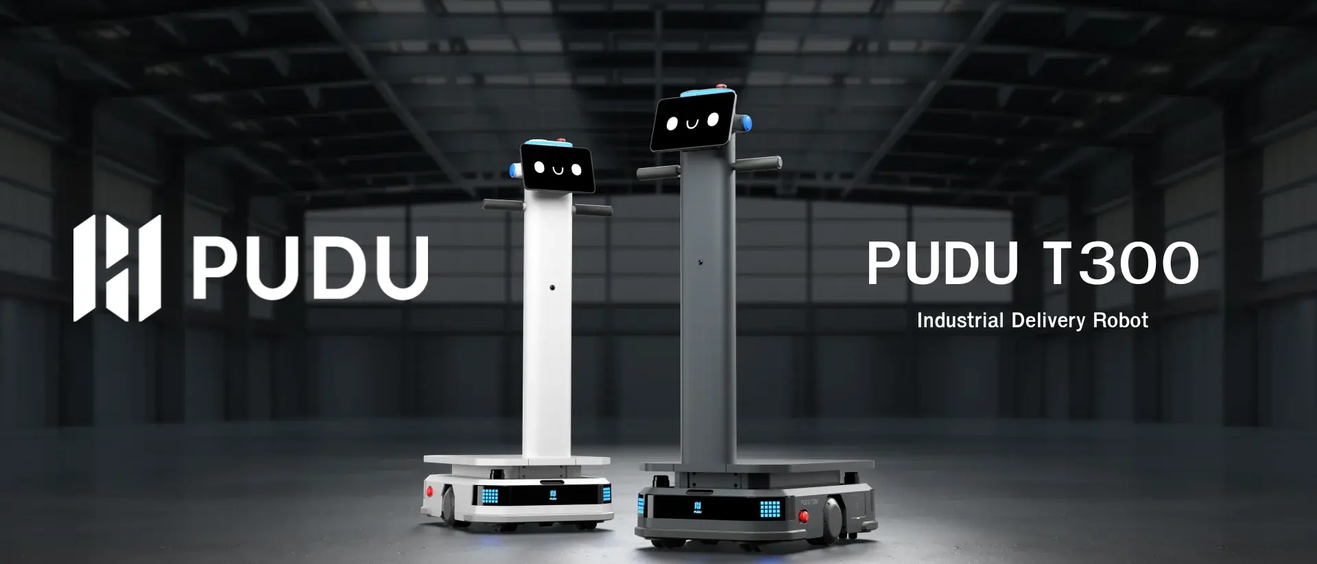 Pudu T300 หุ่นยนต์ AMR ขนของภายในโรงงาน โรงแรม