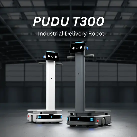 Pudu T300 หุ่นยนต์ส่งของโรงงานและขนส่งวัสดุอัตโนมัติ
