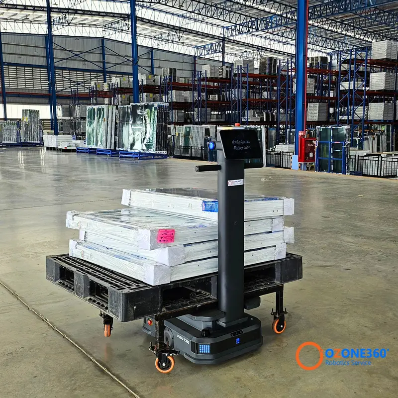 นวัตกรรมหุ่นยนต์ขนส่งอัจฉริยะใน Warehouse