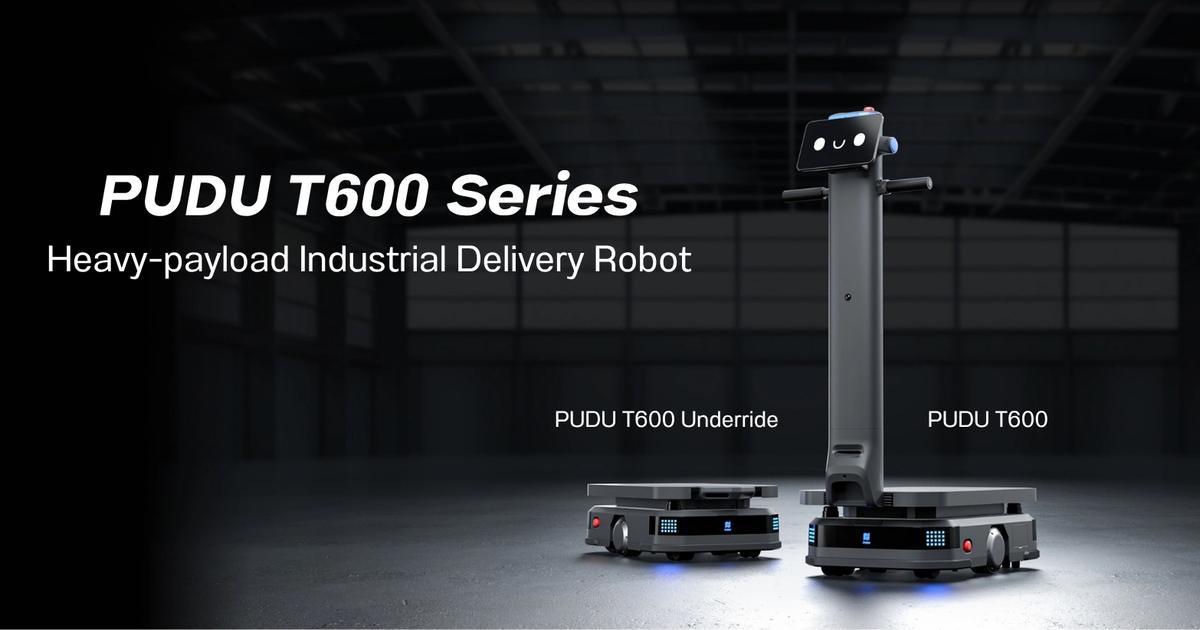 PUDU T600 Underride หุ่นยนต์ขนส่งคลังสินค้าอัตโนมัติ By Ozone360