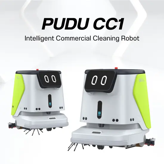 Pudu CC1 หุ่นยนต์ทำความสะอาดอัตโนมัติ สำหรับอาคาร โรงงาน โรงพยาบาล โรงแรม
