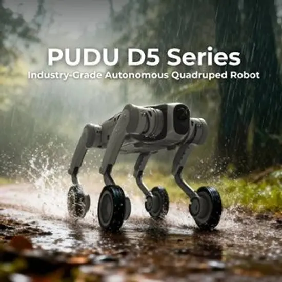 Pudu D5 หุ่นยนต์สี่ขาอัจฉริยะ สำหรับงานตรวจสอบและลาดตระเวนอัตโนมัติ