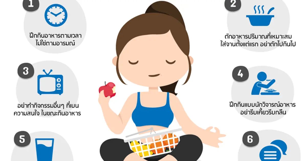Mindful eating ฝึกกินอย่างมีสติ
